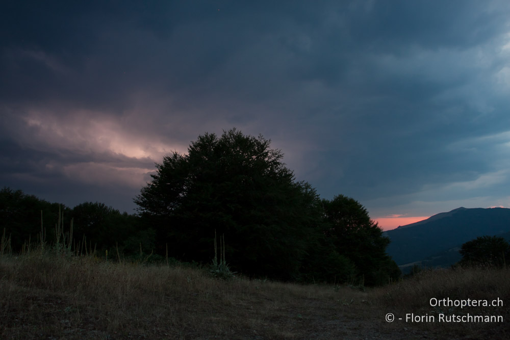 Auch während dem griechischen Sommer können bedrohliche Wolken aufziehen - Mt. Vernon, 22.07.2012