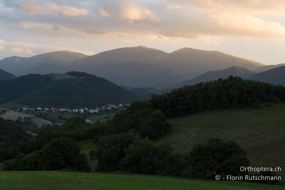 Ausblick von der Unterkunft - IT, Marken, Fabriano, 22.09.2014