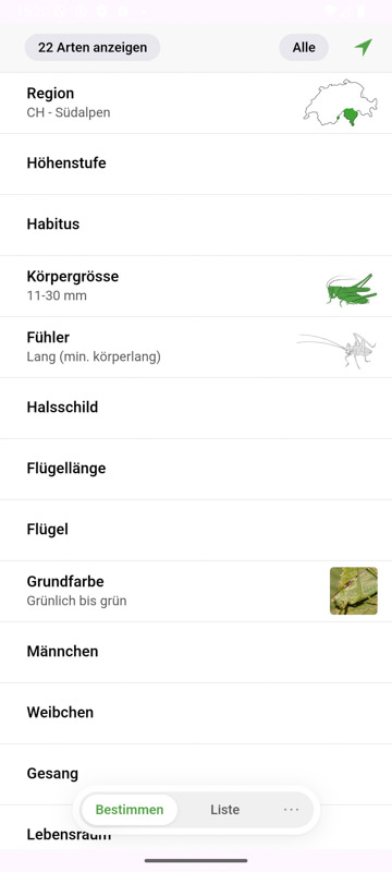 Orthoptera-App Android